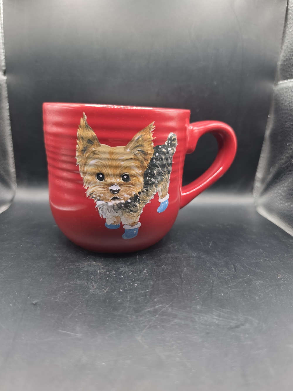 LaBelle Maison Yorkie Mom Yorkshire Terrier Red Ceramic Mug/Cup